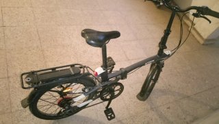 2 Bicicletas Plegables B'Twin (Blanca y Negra)