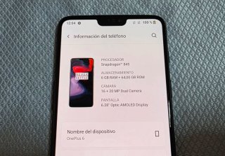 OnePlus 6 Negro