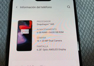 OnePlus 6 Negro
