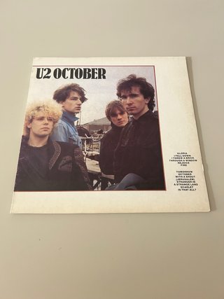 U2 October Vinile LP