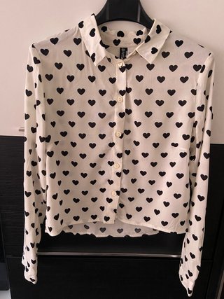 Camisa Estampado Corazones de H&M