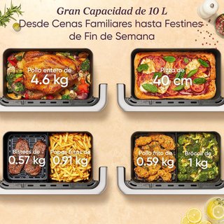 Cosori Freidora Aire 10L Dual Blaze