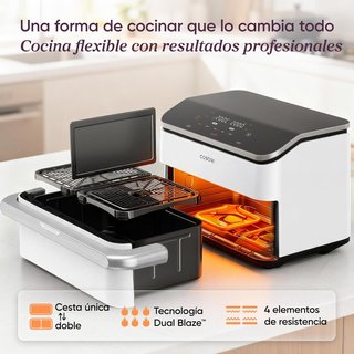 Cosori Freidora Aire 10L Dual Blaze