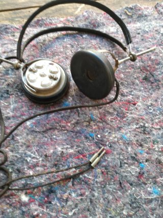Auriculares Radio Galena Vintage