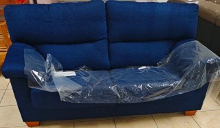 Sofá Cama Azul