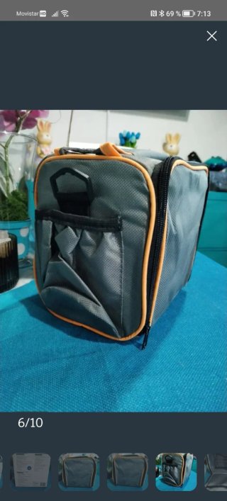 Bolsa isotérmica con recipientes