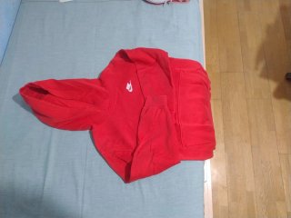 Sudadera Nike niño roja
