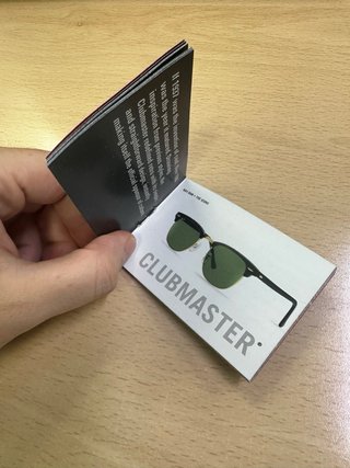 Gafas de sol Ray-Ban Clubmaster negras