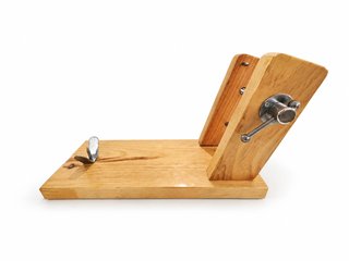 Jamonero madera soporte metálico ajustable