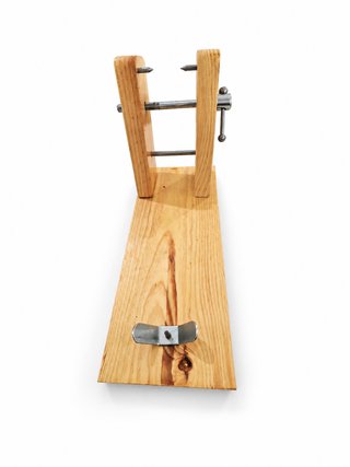 Jamonero madera soporte metálico ajustable