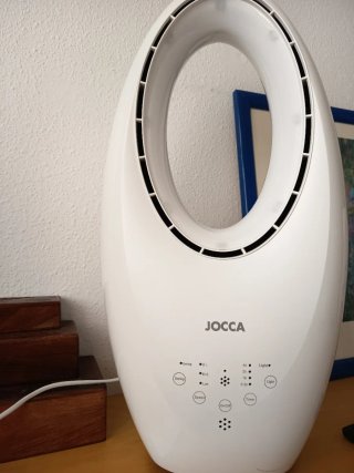 Ventilador Jocca Oscilobatiente con Luz y Temporiz