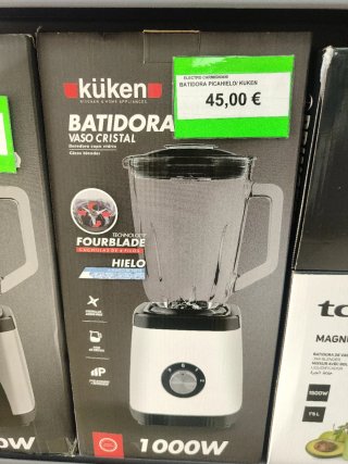 Batidora Küken Vaso Cristal 1000W