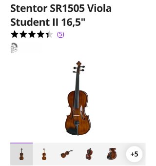 Viola Stentor Student II