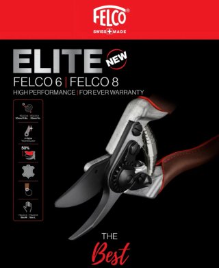 ✅ FELCO 6 - 8 ELITE. Tijeras de podar ❗NUEVAS❗