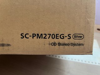 Minicadena Panasonic SC-PM270EG-S Plata