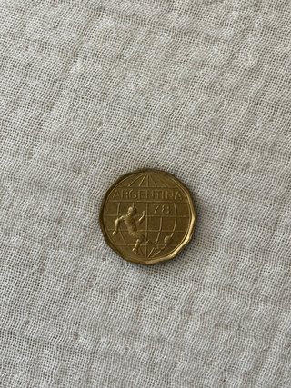 Moneda Mundial Futbol 1978 Argentina