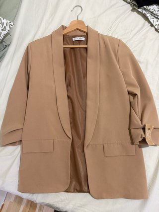 Americana blazer color camel talla única