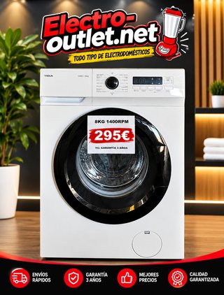 Lavadora Teka 8kg