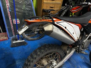 KTM 530 Enduro/Motocross Naranja/Blanca