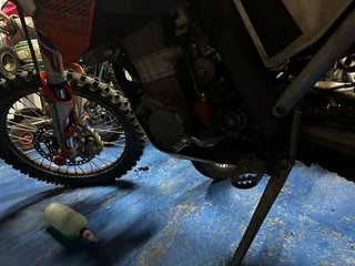 KTM 530 Enduro/Motocross Naranja/Blanca