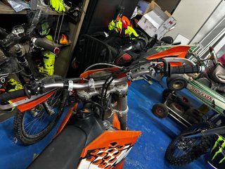 KTM 530 Enduro/Motocross Naranja/Blanca