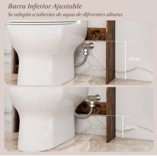 Costway Estante para Inodoro Independiente Armario