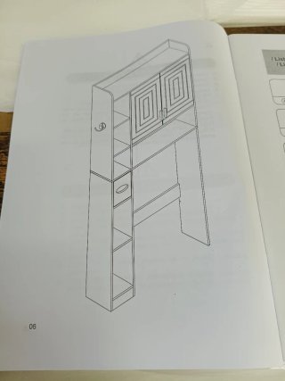 Costway Estante para Inodoro Independiente Armario