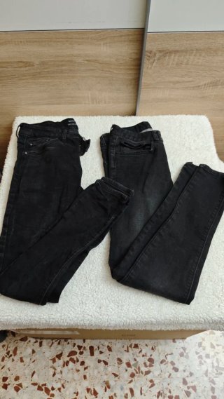 2 Pantalones Super Skinny Hombre Talla S