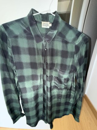 Camisa cuadros Twist Tango Talla M Seda