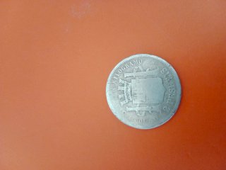 Moneda 2 pesetas plata primera Republica