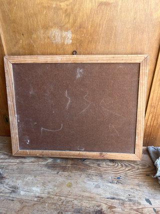 Pizarra antigua vintage madera