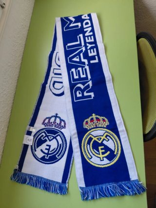 Bufanda Real Madrid Azul y Blanca