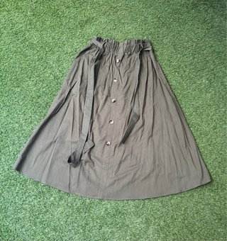 Falda verde oliva talla única