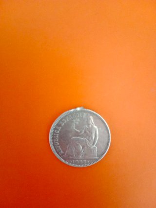 Moneda 1933 República Española Plata