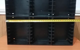Organizador Casetes Negro