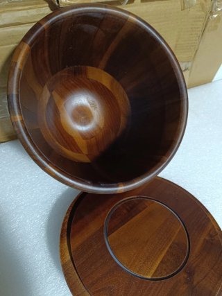 Tazón Mezclador Madera Acacia Marrón