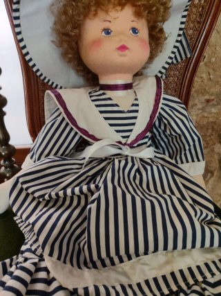 Muñeca de trapo vintage