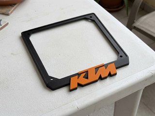 Porta matrículas KTM