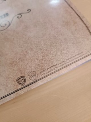 Póster Harry Potter Lista Hogwarts