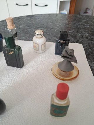 Lote de 10 Frasquitos Miniatura Perfume Vacíos
