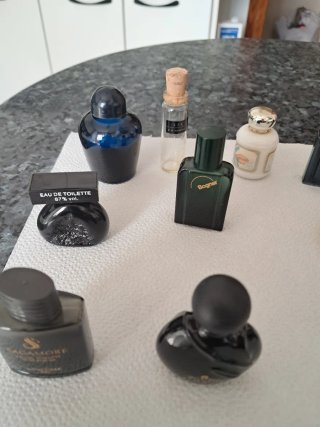 Lote de 10 Frasquitos Miniatura Perfume Vacíos