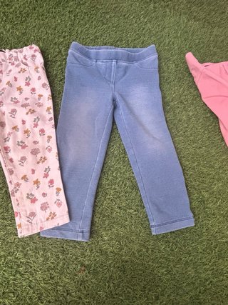Pantalones niña 3 uds