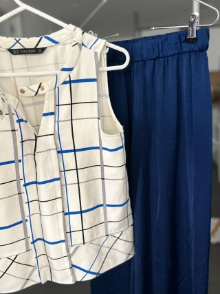 Conjunto Zara Basic Blusa y Pantalón