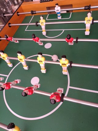 Futbolín Madera HOMCOM 8 Barras 2 Bolas