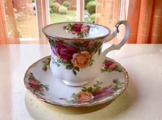 Taza café/platillo Nuevo Vajilla Royal Albert OCR