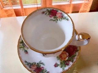 Taza café/platillo Nuevo Vajilla Royal Albert OCR