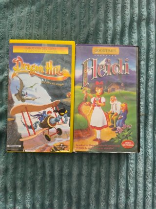 Lote 17 Cintas VHS Películas Infantiles y Familiar