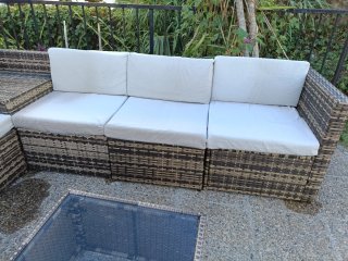 Conjunto Exterior Sofá Ratán