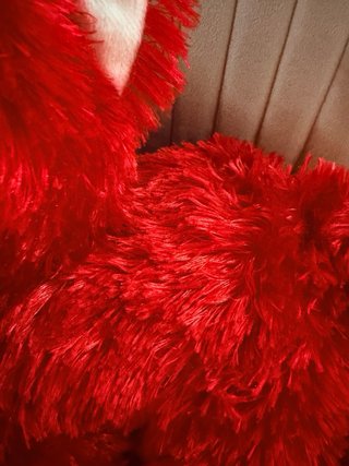 Peluche Gatito Rojo + Peluche Conejo Blanco