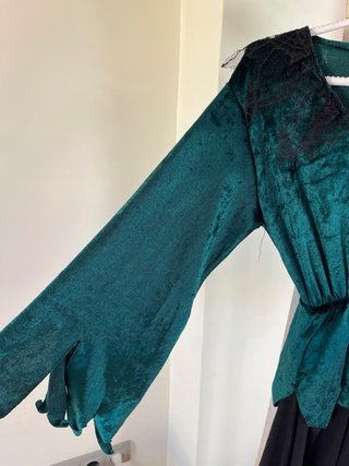 Disfraz halloween Vampiresa Verde Talla 8-10